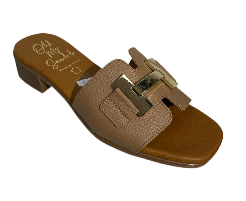 Oh My Sandals Ladies Slip On Mule Sandal 5605