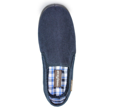 Goodyear Mallory Men's Navy Slipper KMG117