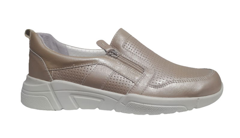 Easy B Nikita Ladies 2V Slip On Shoe With Side Zip 75263H