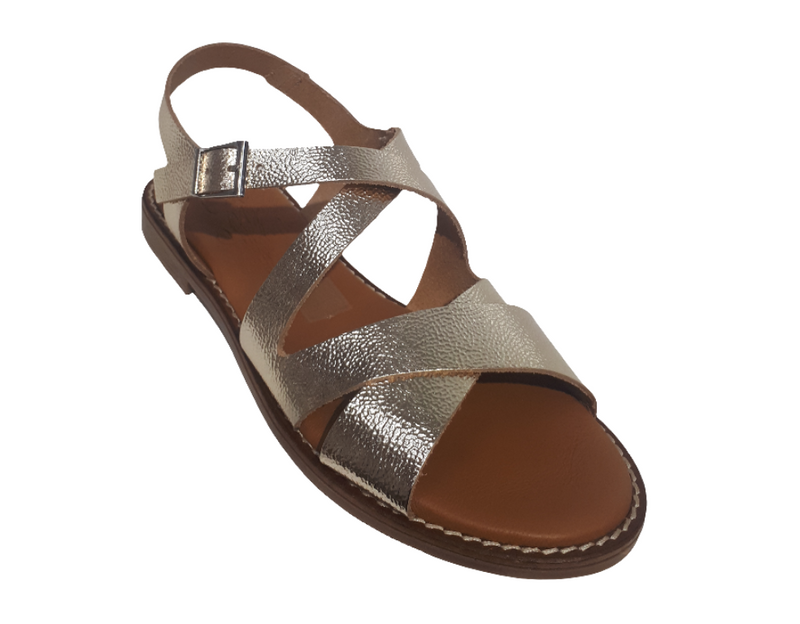 Oh My Sandals Ladies Flat Strap Sandal 5572