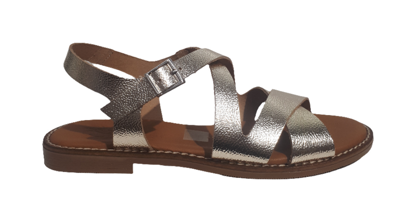 Oh My Sandals Ladies Flat Strap Sandal 5572