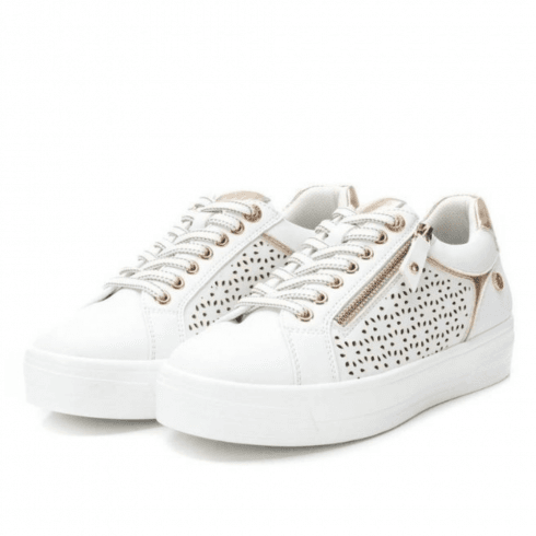 XTI Ladies Platform Laced Shoe 143624