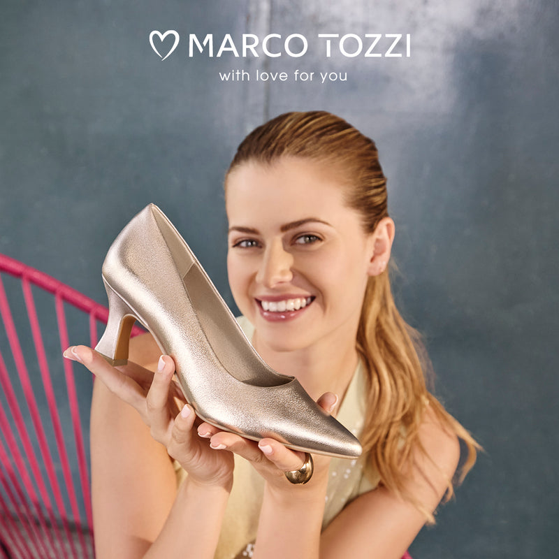 Marco Tozzi Ladies Heel court Shoe 22420-42 957