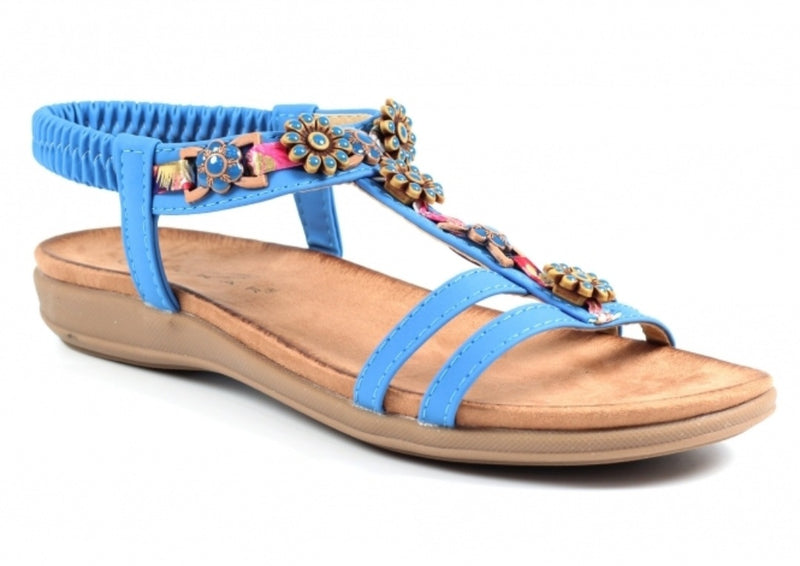 Lunar Feast Ladies Flat Slip On Sandal JLH362