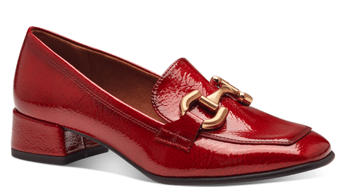 Tamaris Ladies Slip On Block Heel Loafer Shoe 24316-43 500