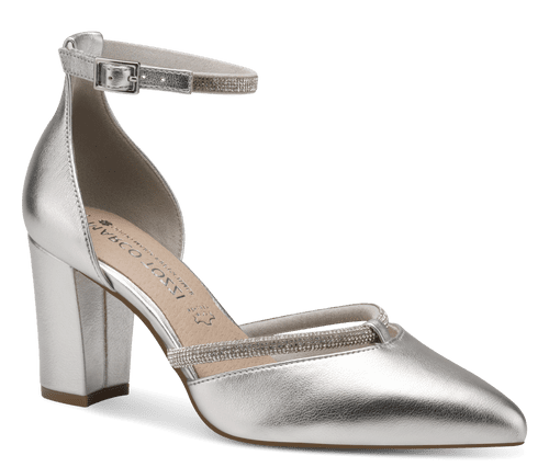 Marco Tozzi Ladies Ankle Strap Block Heel Shoe 82404-42 941