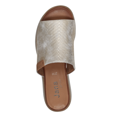 Jana Ladies Slip On Wedge Mule Sandal 27272-42 938