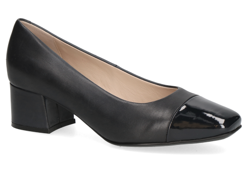 Caprice Ladies Block Heel Court Shoe 22305-42 880