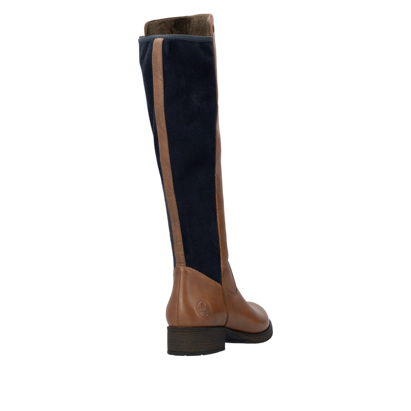 Rieker Ladies Block Heel Knee High Boot Z9591-23