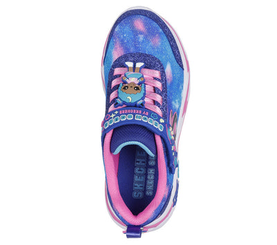 Skechers Girls Snuggle Sneaks Velcro Trainer 302214N